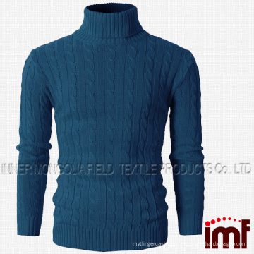 Мужские повседневные водолазки Slim Fit Pullover Sweaters с узором Twist